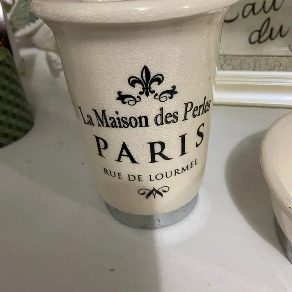Paris Bath Accessory Set - Cream - Picture 10 of 10